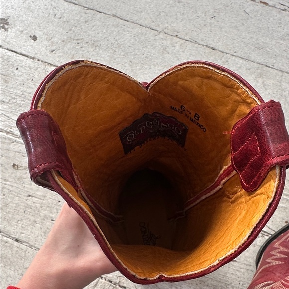 Old Gringo Western Stitched Genuine Leather Cowgirl Boot Size 6.5 - Picture 5 of 6